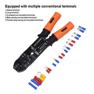 硬化66pcs多功能碳钢手动工具压接钳剥线钳套装，带连接端子 - Product Image 3
