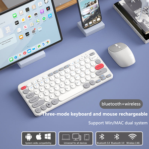 Juego de teclado y ratón Carga inalámbrica Apple Android Tablet Laptop Combinación universal Ratón y teclado - Product Image 2