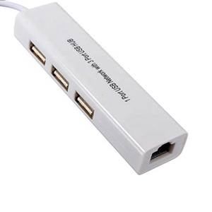 Adattatore USB Ethernet Hub USB a scheda di rete Lan RJ45 per Mac iOS Windows 98SE/2000/ME/XP/Vista/7 con HUB USB 2.0 a 3 porte - Product Image 5