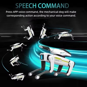 Support Action <strong>Programming</strong> AI Smart RC <strong>Robot</strong> Dog Toy Voice APP <strong>Remote</strong> <strong>Control</strong> Gesture Sensing Intelligent Stunt Mechanical Dog - Product Image 5
