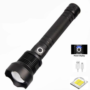 Topcom-linterna de larga distancia de alta potencia, potente linterna táctica recargable por USB con Zoom para caza - Product Image 3