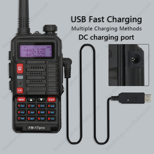 Intercomunicador inalámbrico Walkie-Talkie para exteriores, radio bidireccional portátil de 10W, Walkie Talkie con teclado/pantalla/Iluminación, para uso en el exterior, a prueba de agua - Product Image 4