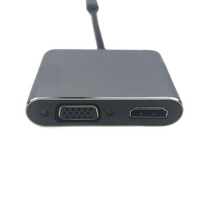 Precio al por mayor Typc C a HDMI adaptador USB C + + HDMI + VGA hembra adaptador de Hub para ordenador portátil - Product Image 1