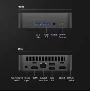 Großhandel MINI PC Intel N100 DDR4 RAM M.2 SSD Win11 RJ45 Ethernet-Anschluss HTPC Schreibtisch-Mikrocomputer Laptop für Zuhause und Büro - Product Image 6