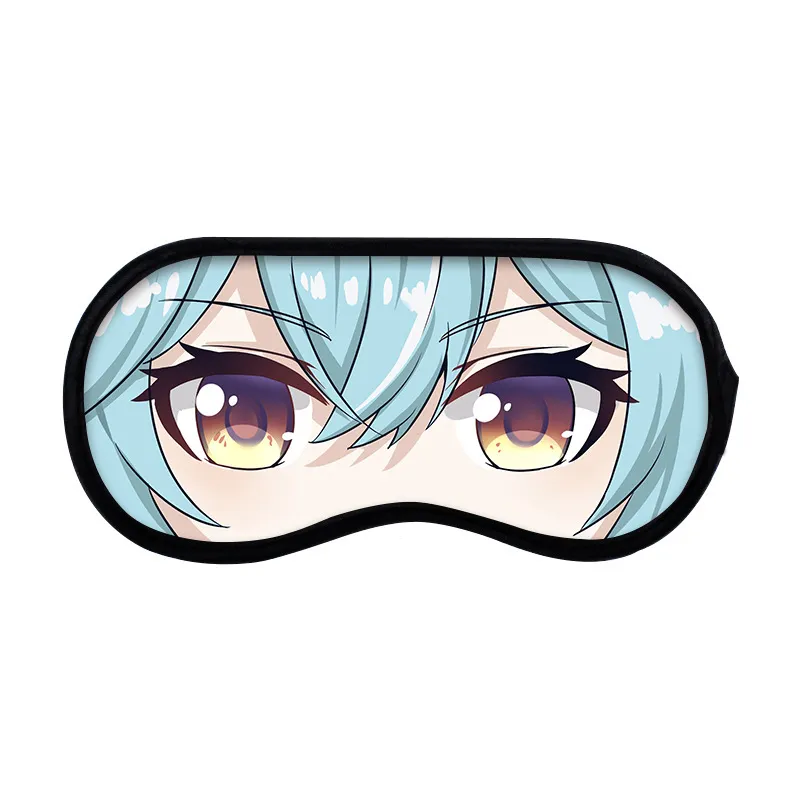 Neue Anime Kettensäge Mann Kostüm Cosplay Requisiten Stoff Augen maske für die Schattierung