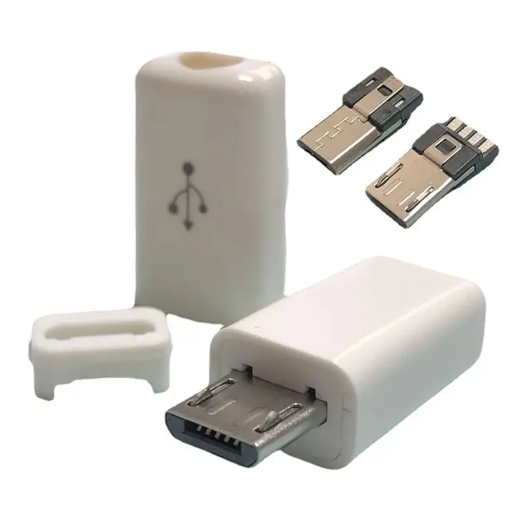 Konektor USB Tipe a Male dengan perumahan Micro USB Male dengan perumahan