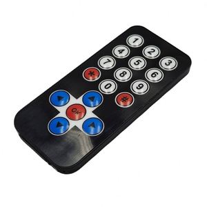 DIY 38kHz IR-Fernbedienung RC Infrarot 17 Tasten Mini Smart Universal-Fernbedienung 17 Tasten CR2025 Drahtlose Fernbedienung - Product Image 4