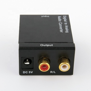 Venta caliente Digital SPDIF óptico (Toslink) a analógico L/R RCA 3,5mm AUDIO DAC convertidor Digital a convertidor de Audio analógico - Product Image 3