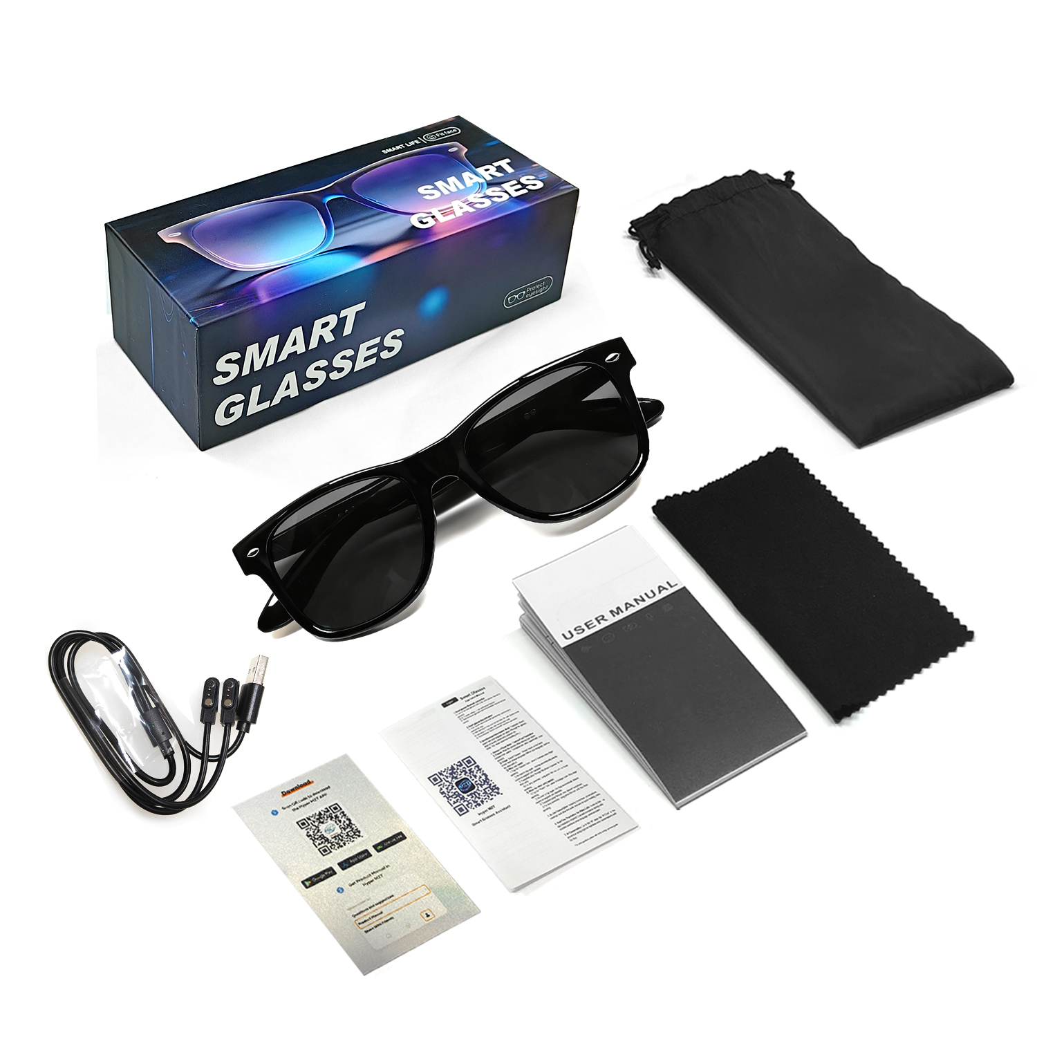 Black -Gray Sunglasses