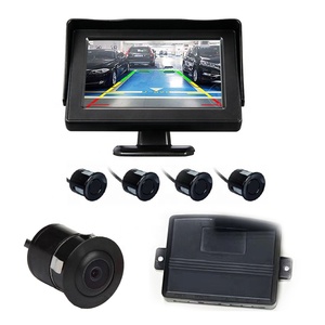 Rear-view <strong>Reversing</strong> radar RV402 Car Reverse Aid Rearview Video Parking <strong>System</strong> with 4sensor &amp; 4.3&quot; <strong>LCD</strong> Display Avto Parktronic - Product Image 1