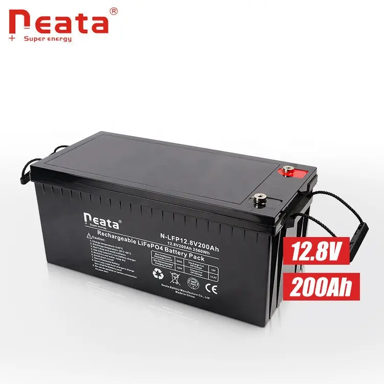 12V 48V 51,2 V 50Ah 100Ah 200Ah 300Ah Lithium-Eisen-Batterien mit tiefer Lebensdauer Lifepo4-Batterie