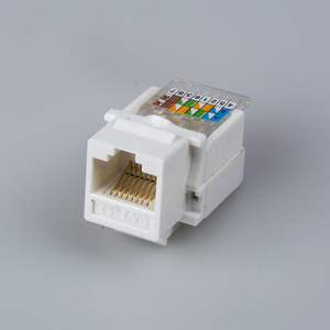 Rj45 6类网络6类梯形插孔无工具90度UTP无屏蔽模块化插孔 - Product Image 2