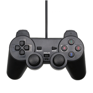 USB con cable Gamepad Stick para PC PSP consola Arcade vibración Joystick juego volante ordenador portátil Joystick controlador