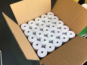制造价格热收据直到卷57毫米收银纸80x80mm单层热敏纸卷