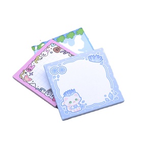 High Quality Softcover Grid Notebook for Home and School Use Eco-Friendly with Self-Adhesive Sticky <strong>Notes</strong> - Product Image 1