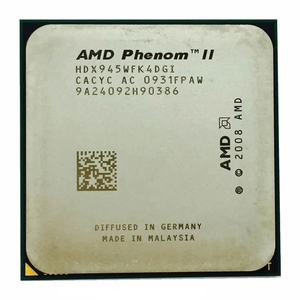 AMD Phenom II X4 945, 95W, 3,0 GHz Quad-Core CPU procesador HDX945WFK4DGM/HDX945WFK4DGI hembra AM3 - Product Image 1