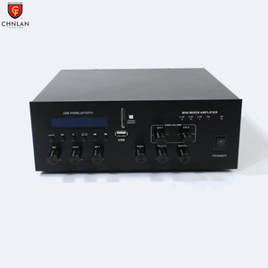 CE Chnlan Mini Audio USB Audio 100v 8ohm <strong>2</strong> <strong>Zone</strong> 120w <strong>Mixer</strong> Amplifier for PA System Store Home - Product Image 1