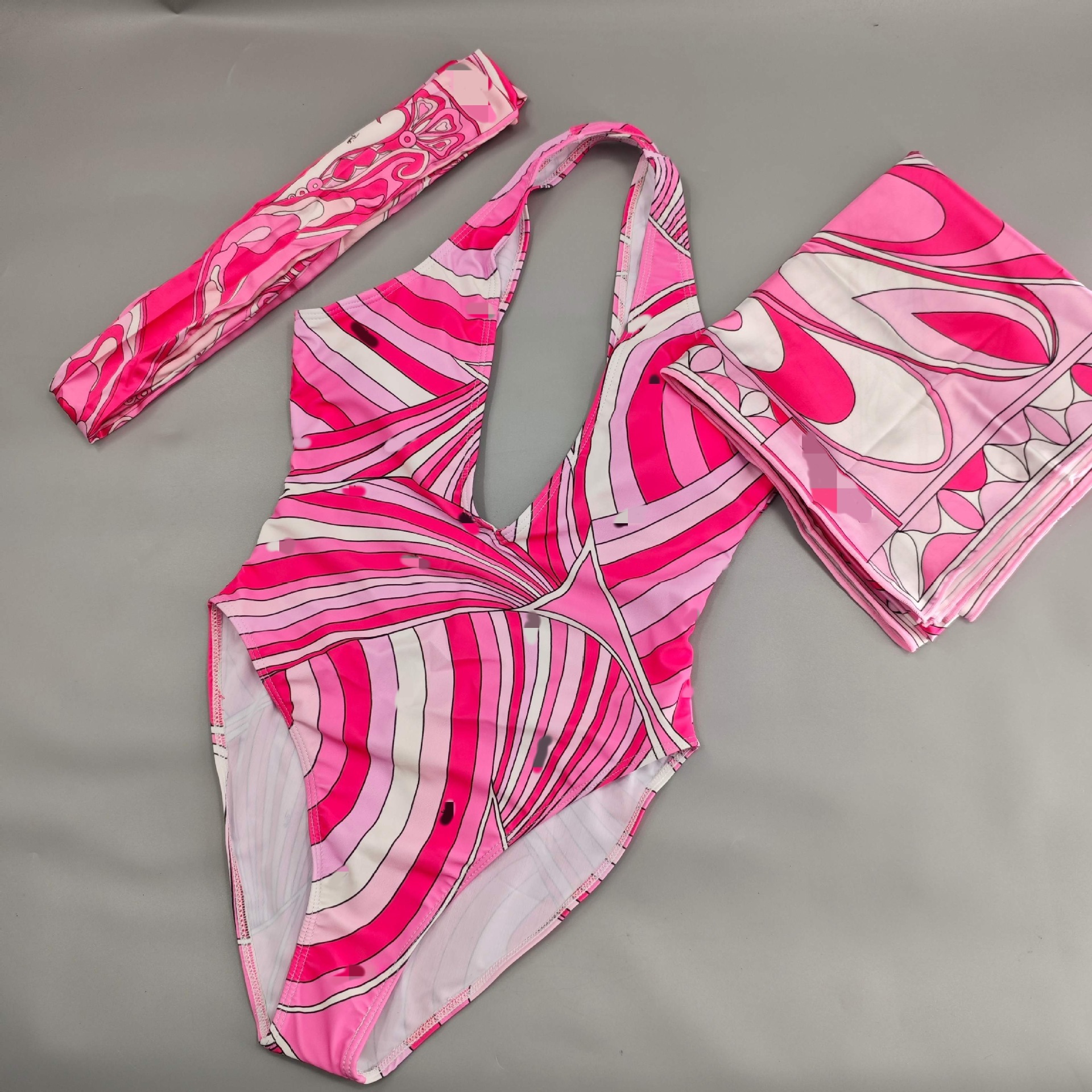Pink Bikini (scarf+headscarf)