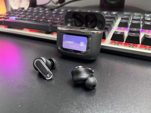 PRO 2 kablosuz kulaklık gürültü iptal spor kulakiçi ile akıllı LCD dokunmatik ekran mikrofon hızlı şarj V8 kulaklık - Product Image 2