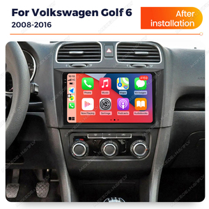 Navifly car DIN Stereo Car-play Auto 2K Car Audio System para VW Golf Soporte GPS DSP BT 360 Cámara AV Salida wifi - Product Image 4