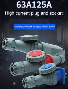 3-pin 63A Industrial <strong>Socket</strong> Waterproof, Dustproof and Durable High-quality Plug <strong>Socket</strong> Industrial Plug + Exposed <strong>Socket</strong> Set - Product Image 6