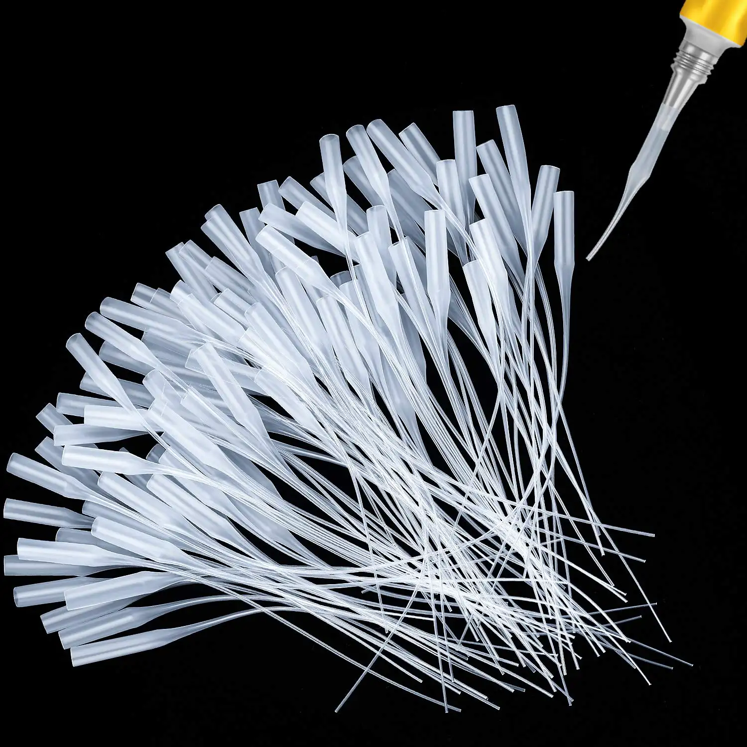 Punte per bottiglie di colla in plastica Extender per colla applicatore di precisione per artigianato, erogazione di laboratorio, dispenser di adesivi