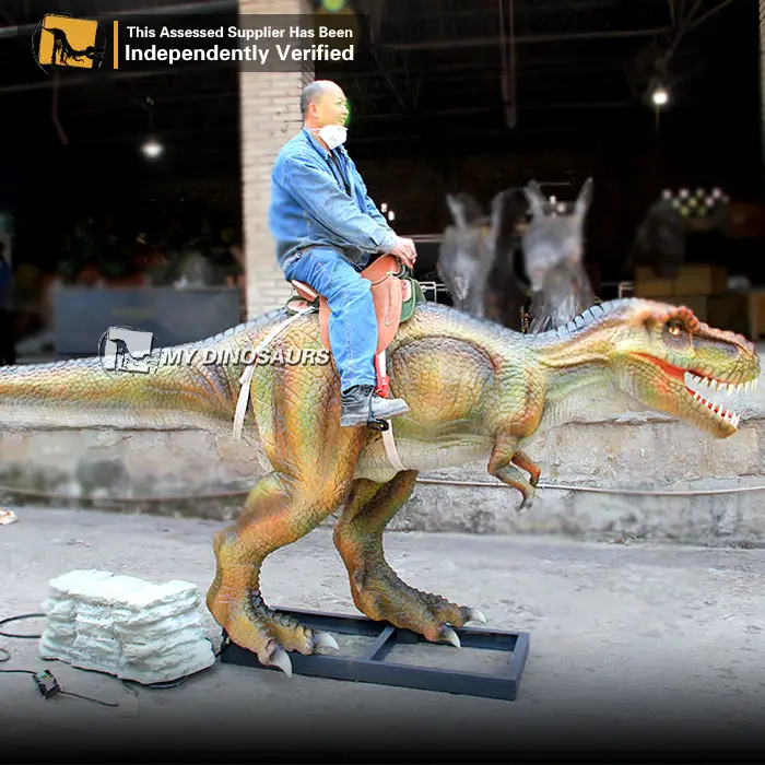 بلدي دينو AR-035 حديقة الحيوان محاكاة T-ريكس الديناصور لعبة ركوب للأطفال