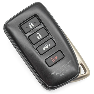 Acil durum anahtar ile 3 + 1 akıllı araba anahtarı kabuk OEM logosu araba anahtarı kapağı için L-EXUS ES350 LS/ES/GS/NX/RX/GX/UX - Product Image 5