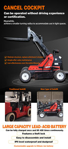 Fully <strong>Automatic</strong> Off-Road Stand-On Hydraulic Forklift Electric Warehouse Logistics Lifting <strong>Loading</strong>/<strong>Unloading</strong> System