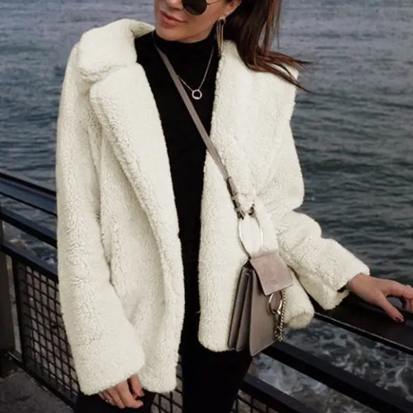 KTX0089 New Style Woman Wool Face Jacket Teddy Sheep Fur 'Wool short Coat