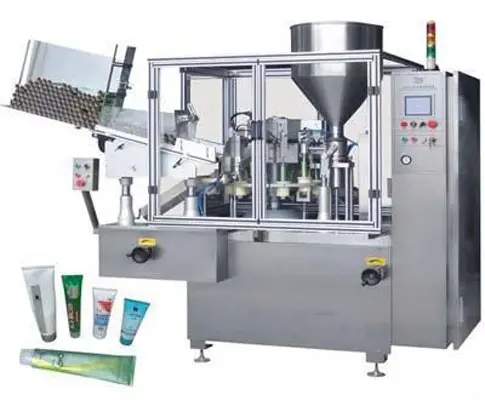 Máquina automática de llenado y sellado de tubos blandos, crema cosmética, máquina de llenado y sellado de tubos de aluminio
