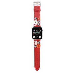 แฟชั่นแฮนด์เมดดอกไม้ Watchband สายหนังเปลี่ยนสายนาฬิกา Applique สําหรับ Apple iWatch Series - Product Image 3