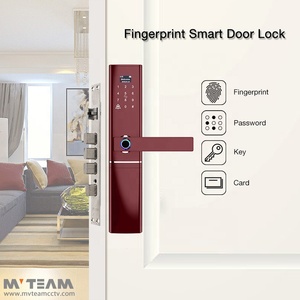 Parmak izi Kod Kartı Erişim Ön kapı kilit seti Giriş Akıllı Elektronik Kapı Kilidi Ev Ofis Otel Daire Villa - Product Image 3