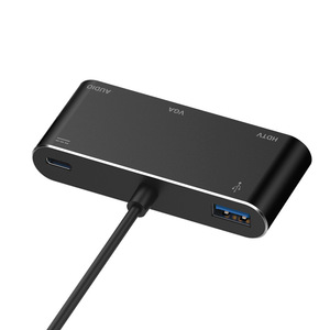 Doonjiey 5 in 1 <strong>Type</strong> <strong>c</strong> Hub <strong>USB</strong> <strong>C</strong> to HDTV Vga Usb3.0 PD 3.5mm Audio AV Converter 4K <strong>USB</strong> 3.0 <strong>Type</strong> <strong>C</strong> to HDTV <strong>Adapter</strong> 5 in 1 Hub - Product Image 3