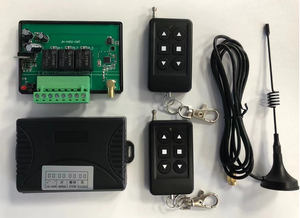 AC DC 12V-24V Tor öffner Universal empfänger mit Fernbedienung 433,92 MHz Externer Schalter Für Garagentor-Verschluss-Empfänger-Kit - Product Image 6