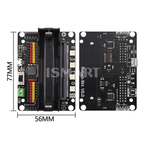 Micro: Bit-Erweiterungs karte Grund-und Mittels chul starter Robot bit V2.0 Python-Programmierung 18650 Li-Ionen-Industrie batterie