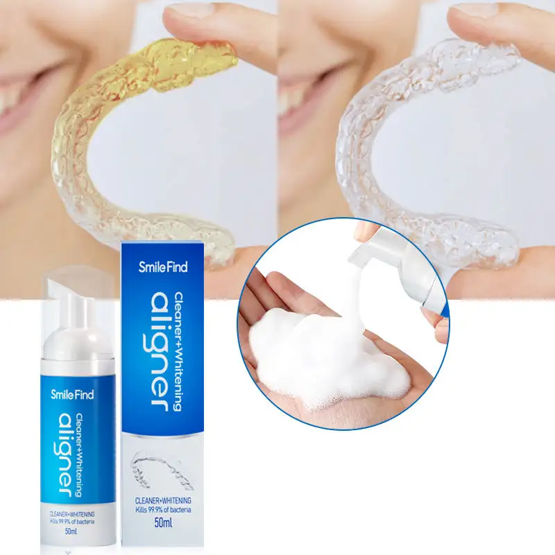 Liquid Clear Retainer Schoner Diepe Reiniging Tanden Reiniging Mousse Tanden Whitening Schuim Aligner Cleaner