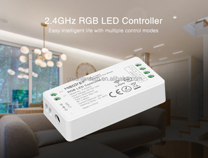 FUT037S 2,4 ГГц RGB светодиодный мини-контроллер DC12V-24V 12A RF регулировки цветовой температуры PWM с регулируемой яркостью умный RGB пульт дистанционного управления - Product Image 4