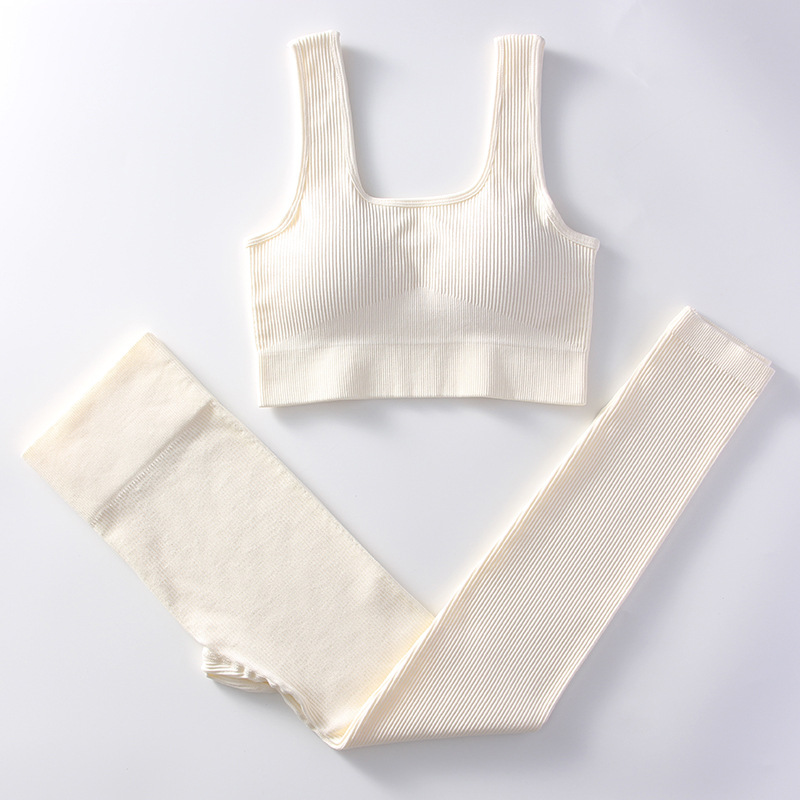 White Flat Bra Trousers