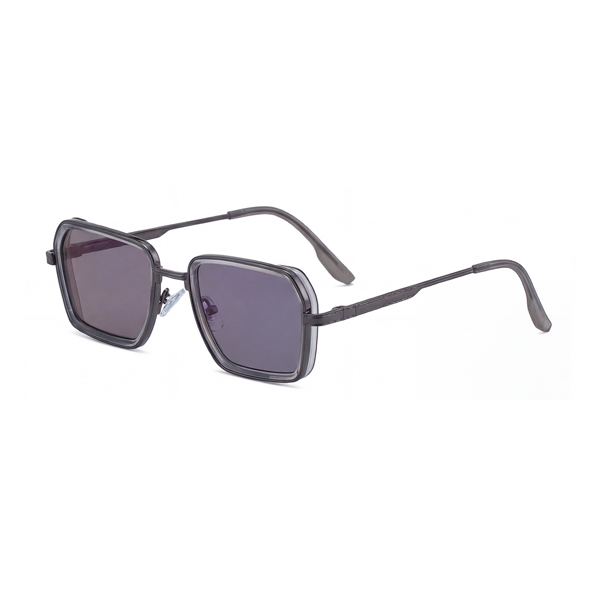 C8 Trasparenza opaca Grigio canna di fucile 2 Rivestimento grigio blu