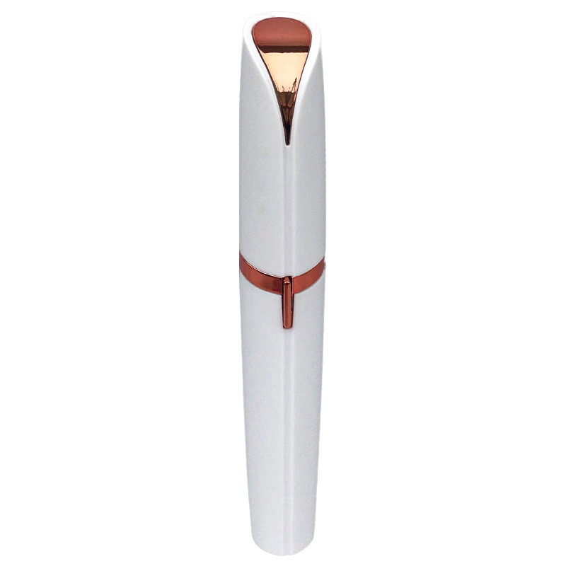Tondeuse à sourcils blanche