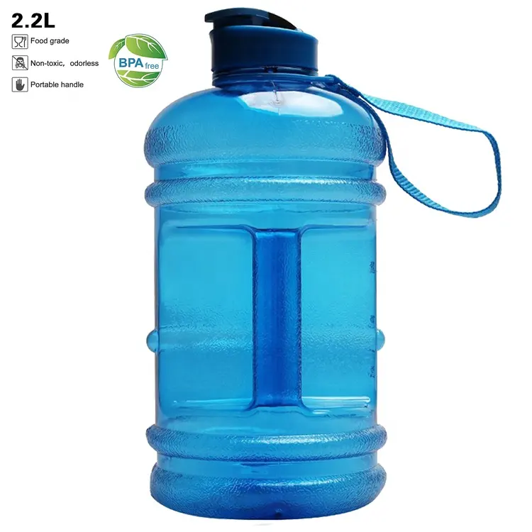 아마존 핫 세일 BPA 무료 체육관 피트니스 2.2 L 스포츠 물병