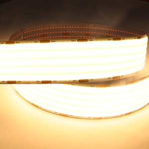 Banqcn ไฟเส้น LED แบบเดี่ยว40W 24V DC 3000K/4000K/6500K 1600 LEDs มีความยืดหยุ่นกว้างโคมไฟทองแดง IP20ร่างกาย