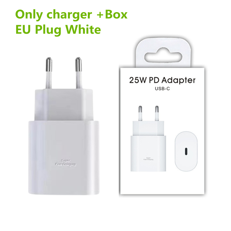 EU White Charger+box