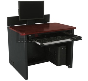 School Furniture Wood <strong>Computer</strong> <strong>Table</strong> <strong>with</strong> Keyboard Tray in Classroom - Product Image 1