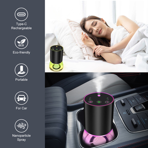 Factory Wholesale 100ml Large Capacity Car Aroma Type-<strong>C</strong> Rechargeable Battery Electric Waterless Essential Oil <strong>Perfume</strong> Diffuser - Product Image 4