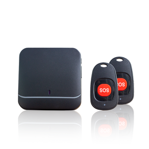 2 transmisor 1 receptor Audio inalámbrico Doorphone SOS Caller Funciones de cuidado de ancianos Sistema de seguridad para el hogar Botón de cordón Intercomunicador - Product Image 2