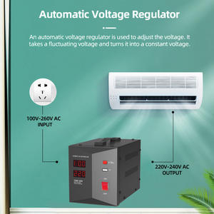 2000w वोल्टेज स्टेबलाइज़र 110v 220v एकल चरण वोल्टेज नियंत्रण रिले स्वचालित सिस्टम Lcd डिस्प्ले परीक्षण उपकरण - Product Image 4