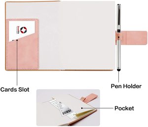 Quaderno tascabile piccolo blocco note Mini composizione quaderni con chiusura a bottone automatico per scrivere diario per donna