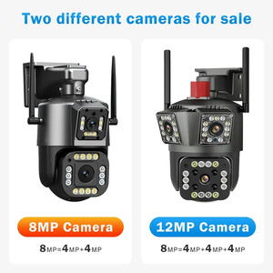 高清视频12MP PTZ防水运动检测广视报警行动互联网网络摄像机PTZ无线网络摄像机 - Product Image 4